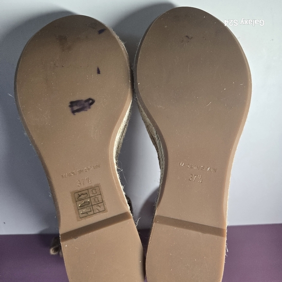 L'agence Elysee Espadrille Platform Sandals Cheetah Size 37.5/US 7.5 New - Picture 11 of 12